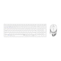 tastatur/Mus Sæt 9750M Multi-Mode Wireless Hvid